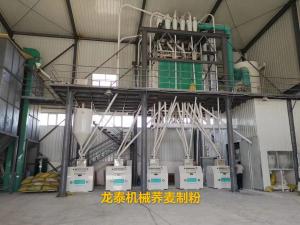 日產(chǎn)60噸蕎麥脫殼制粉成套機(jī)組